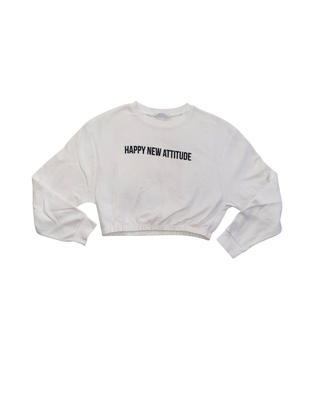 ZARA Long Sleeve Crop Top